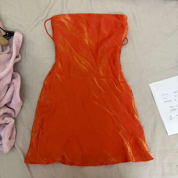 White Fox Boutique Orange Mini Dress - Picture 5 of 16